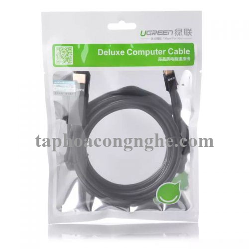 Ugreen 10436 3M màu Đen Cáp chuyển đổi Mini DP sang HDMI hỗ trợ phân phải 1080P MD101 30010436